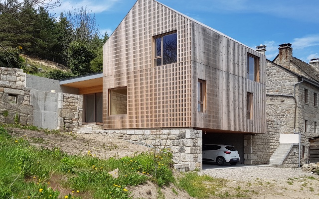 La Maison sur la ruine par CD’O Atelier d’Architecture Priam&Allart - Crédit photo : jmarcpriam 