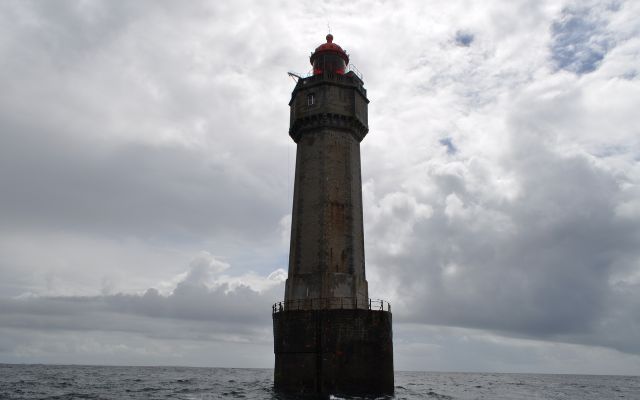 Phare de la Jument, à Ouessant - Crédit photo : Cerema