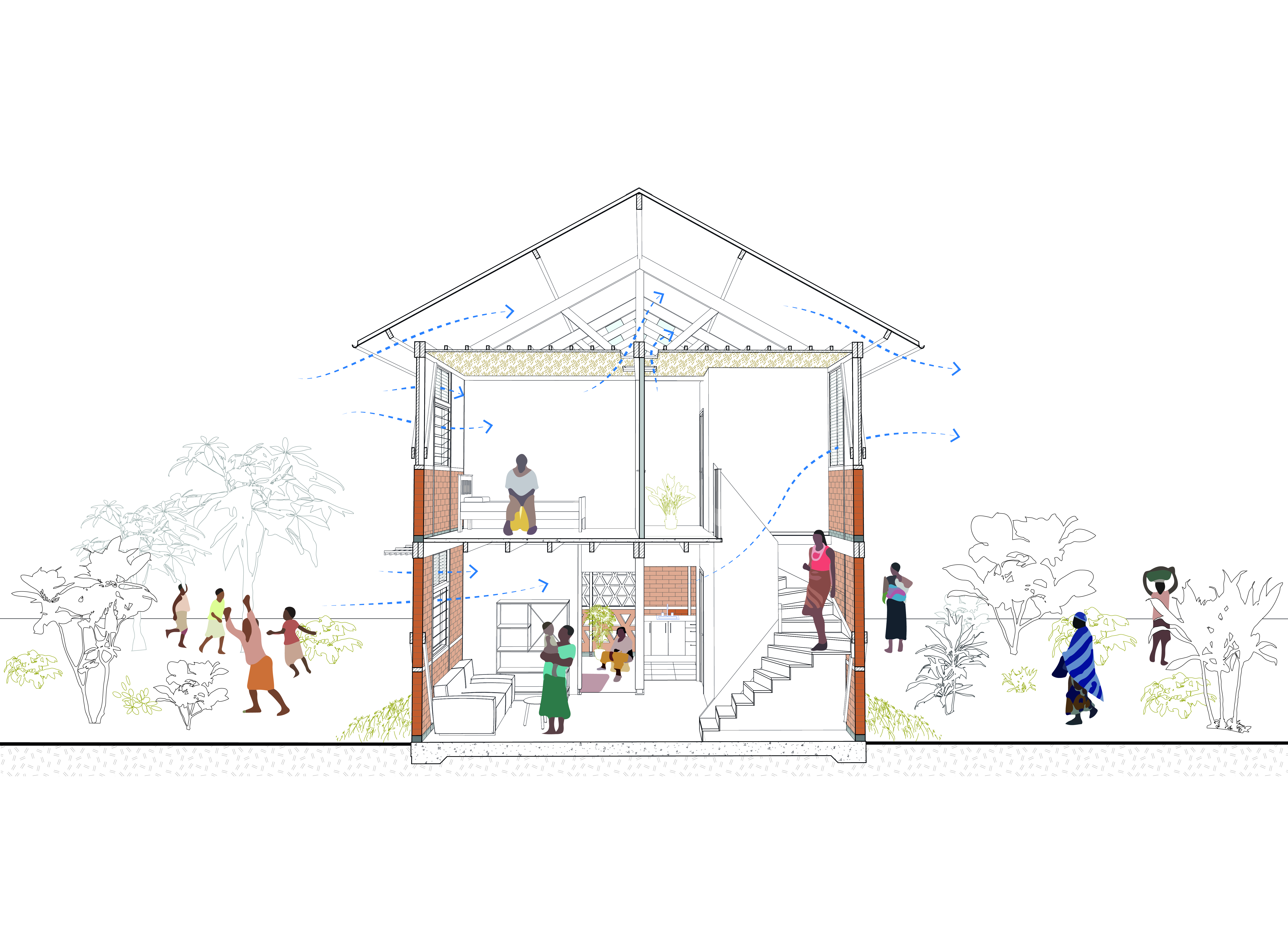 Plan de travail sur le projet Totem, sur lequel travaille Air Architectures - Source : Air Architectures