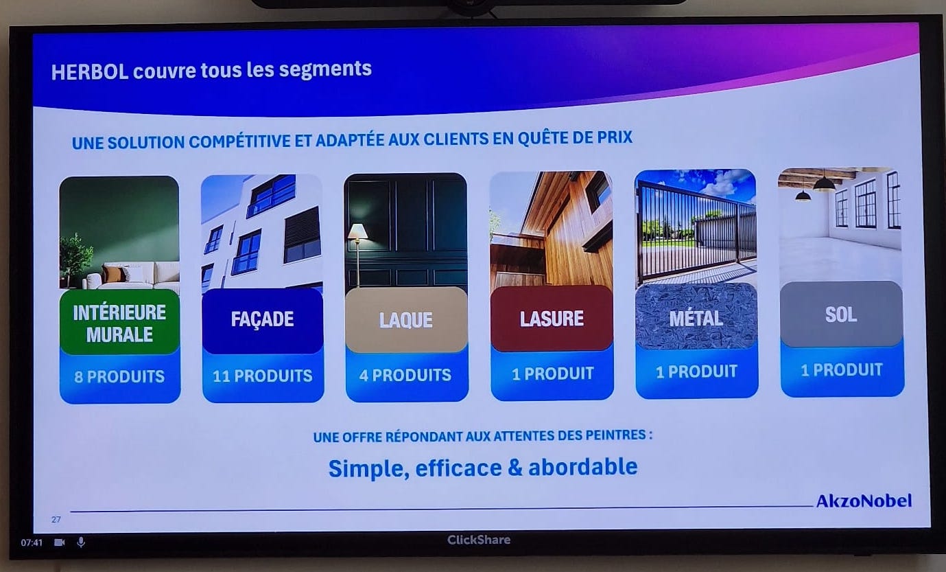 Offre Herbol pour le marché français - Crédit photo : V.K