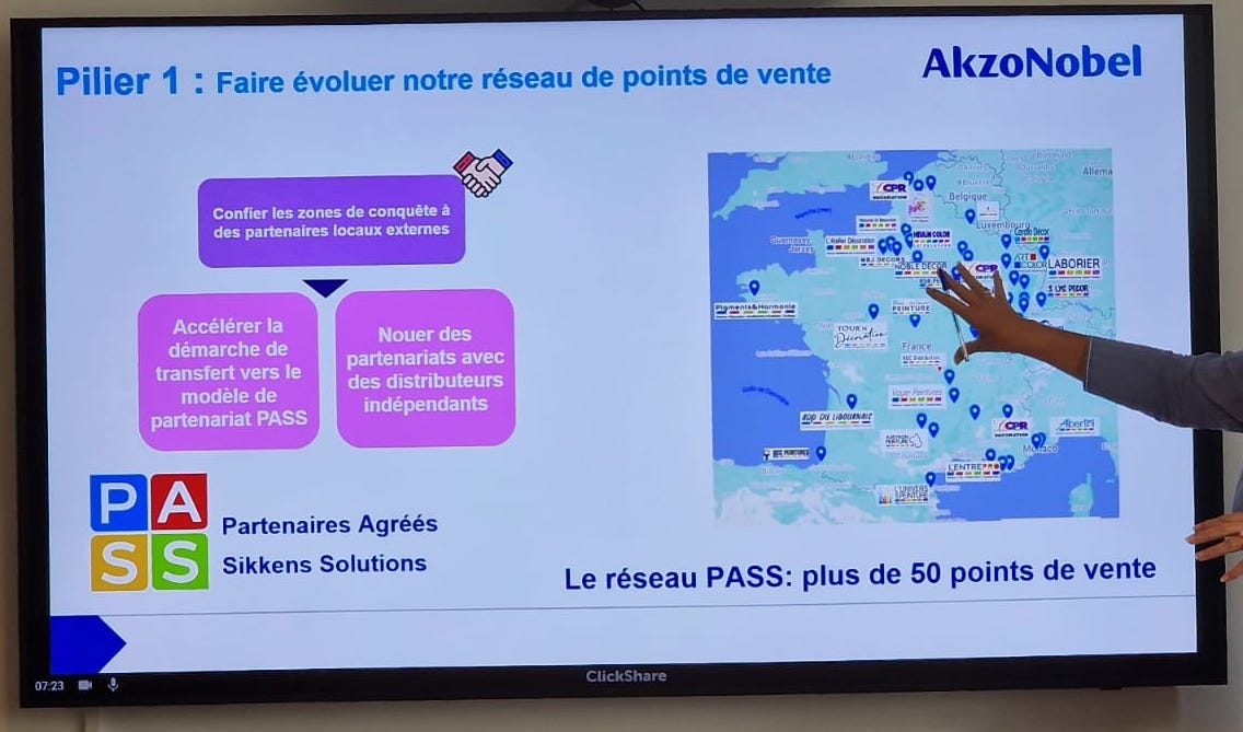 Carte du réseau PASS - Crédit photo : V.K