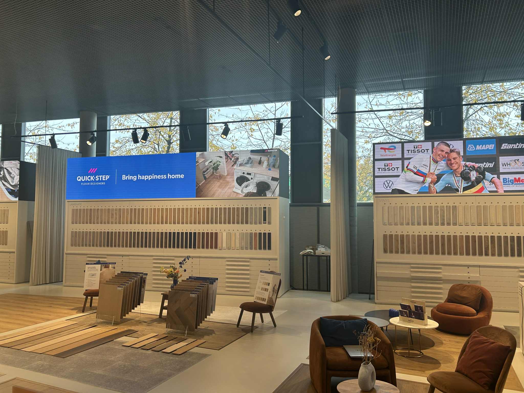 Showroom de l'usine Quick-Step