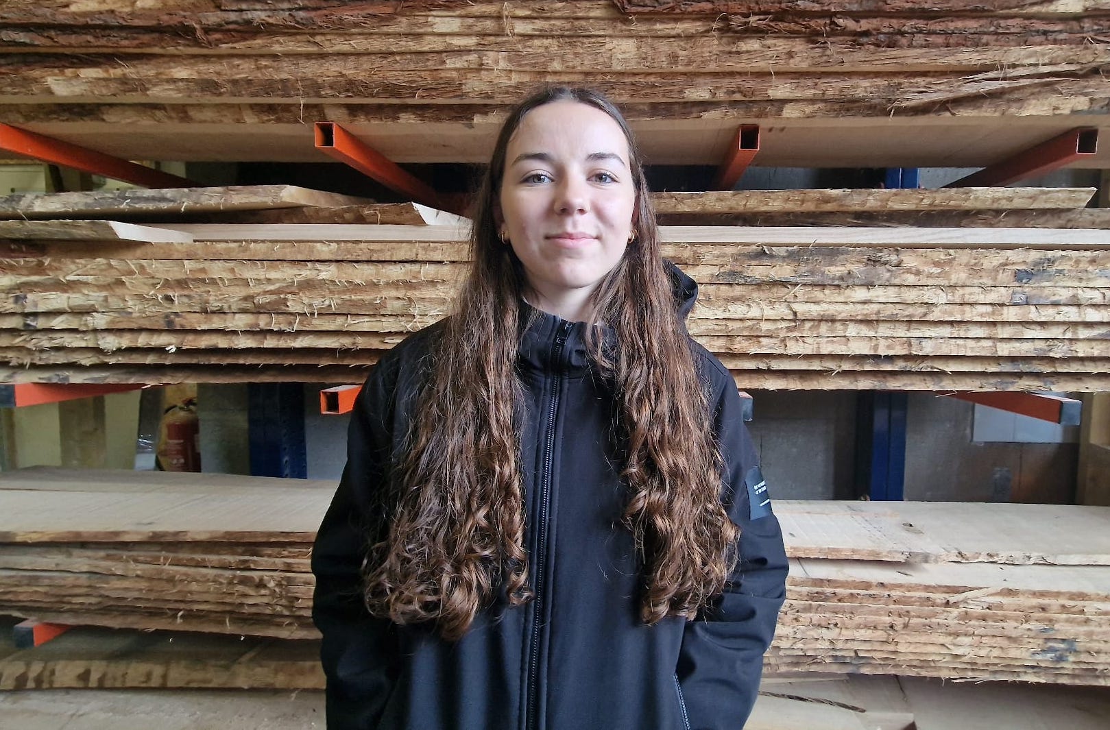 Rozenn Padiou, apprentie couvreuse Virginie Kroun