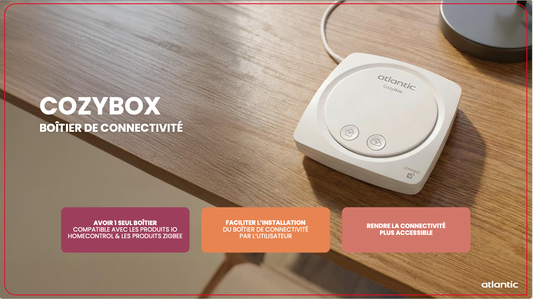 Boitier CozyBox d'Atlantic