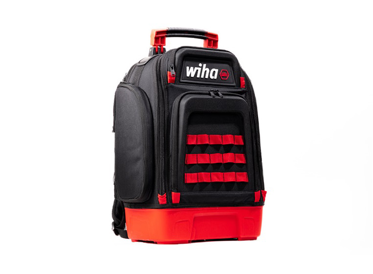 Le sac à dos de Wiha aide les utilisateurs professionnels avec ses fonctions variés, il protège les outils et offre un maximum de liberté d'équipement.