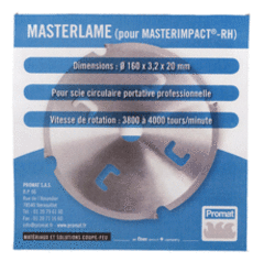 Promat lance MASTERLAME, une lame de scie circulaire portative - Batiweb