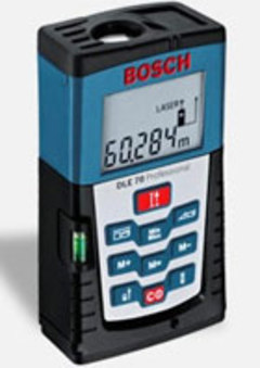 Nouveau télémètre laser DLE 70 Professional Bosch - Batiweb