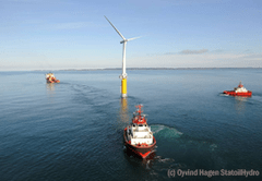 La première éolienne offshore flottante au monde - Batiweb
