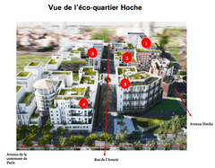 L’éco-quartier Hoche à Nanterre en pleine construction - Batiweb