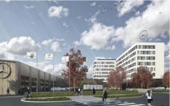 Mercedes-Benz implante son campus à Montigny-le-Bretonneux - Batiweb