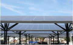 Ombrières de parking photovoltaïques EDF - Batiweb