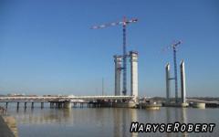 Bordeaux : travée centrale du pont levant livrée - Batiweb