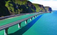 Viaducs sur l'océan pour la nouvelle route du littoral à La Réunion - Batiweb