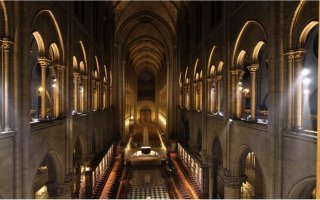L'éclairage intérieur de Notre-Dame de Paris entièrement rénové - Batiweb