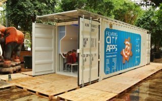 Des containers mobiles intelligents pour que les bidonvilles rencontrent le numérique - Batiweb