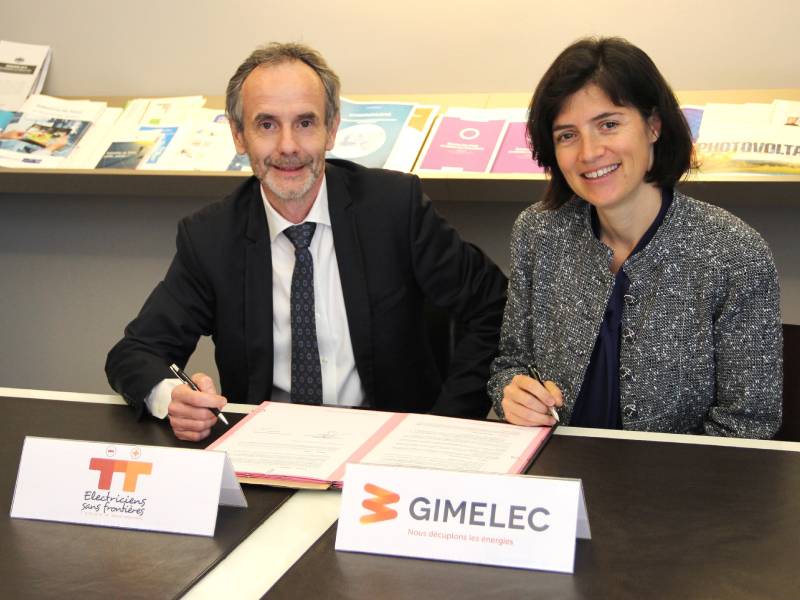 Renouvellement de partenariat pour le Gimélec et Électriciens sans frontières - Batiweb