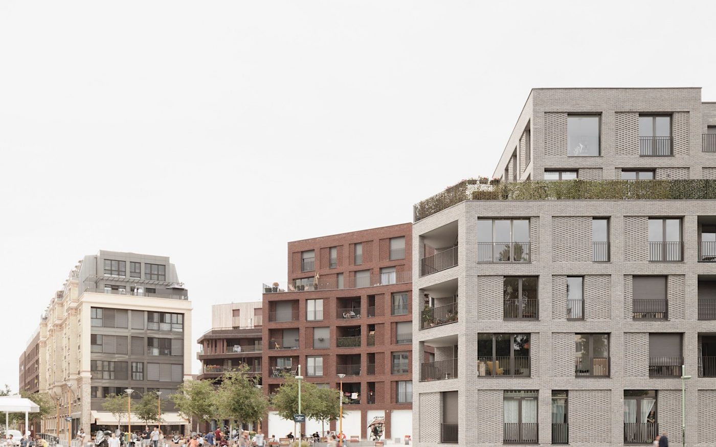 Lot de 88 logements à Paris (75), conçu par le cabinet Avenier Cornejo Architectes - Crédit photo : Schnepp Renou, Charlotte Toscan, Simone Bossi, Avenier Cornejo