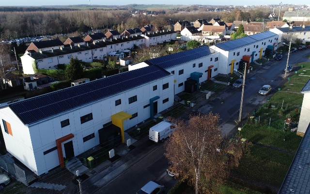 Rendu de la rénovation de 12 logements à Longueau (80), près d’Amiens - Crédit photo : Bouygues Construction