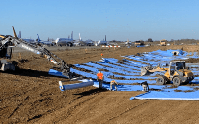 Un aquatextile dépolluant installé à l’aéroport de...