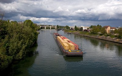 En 2021, le transport fluvial porté par la construction...