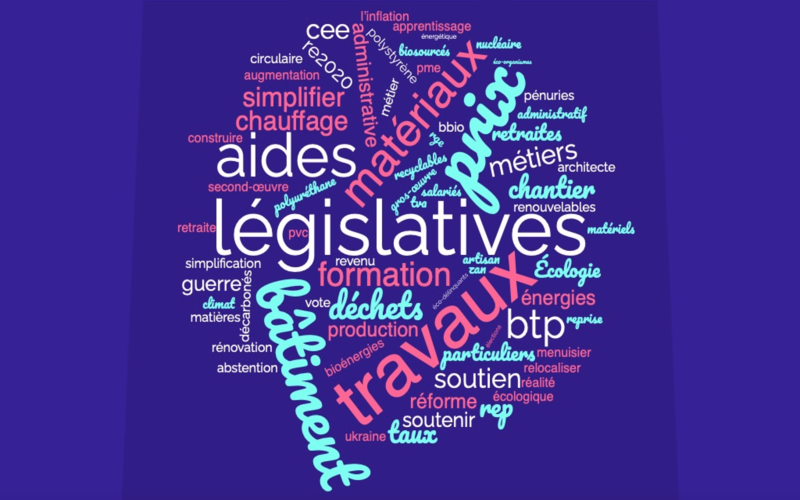 Législatives : Quelles attentes dans le BTP ? (enquête Batiweb) - Batiweb