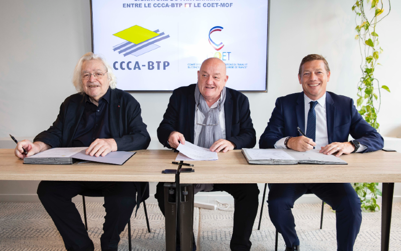 Formation aux métiers du BTP : le CCCA-BTP et le COET-MOF signent un partenariat - Batiweb