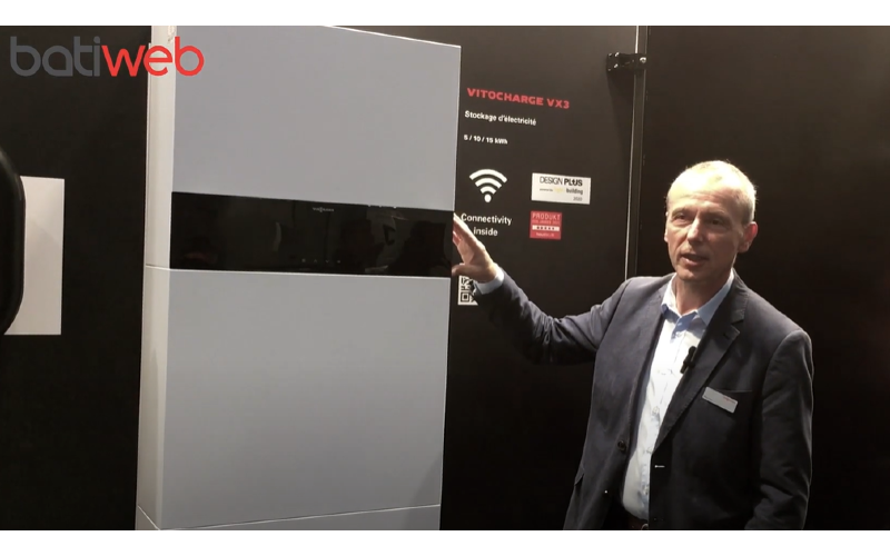 (Vidéo) Viessmann présente la batterie de stockage Vitocharge VX3 - Batiweb