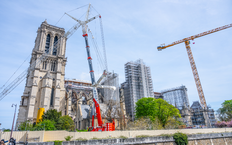 La flèche de Notre-Dame sera bien visible pendant les Jeux olympiques de Paris - Batiweb