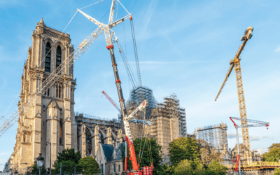 Les alentours de Notre-Dame, un chantier...