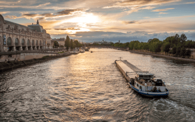 Le fret fluvial mis à mal par le ralentissement de...