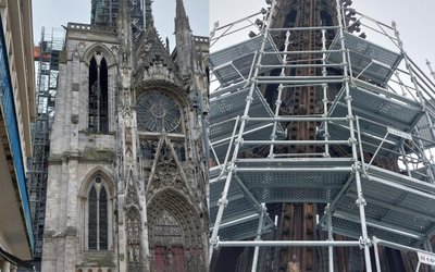 Rénovation de la cathédrale de Rouen : Tubesca-Comabi...