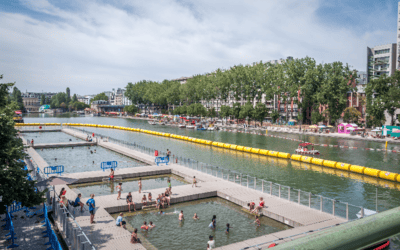 La station de dépollution des eaux pluviales...