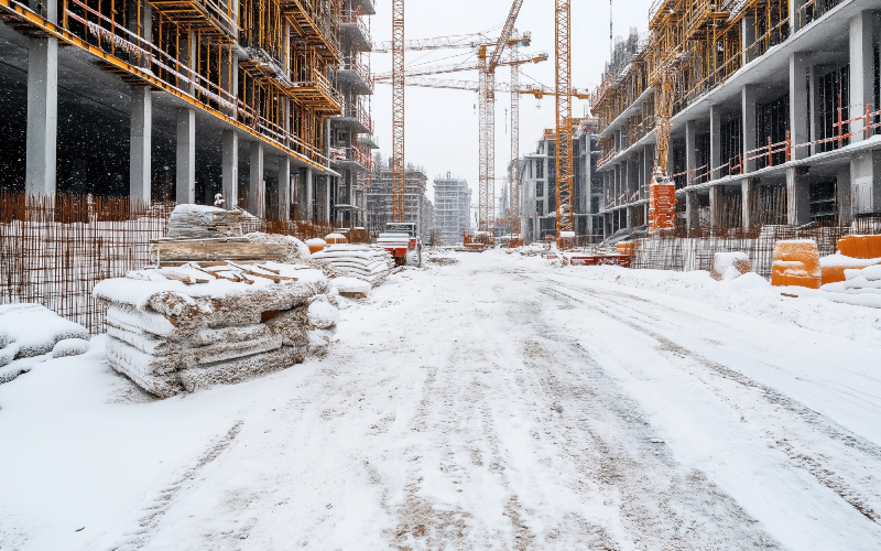 Quand la météo retarde les chantiers et alourdit les coûts - Batiweb