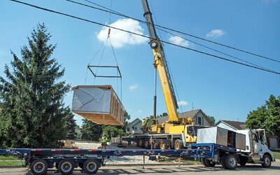 Construction modulaire bas carbone : levée...