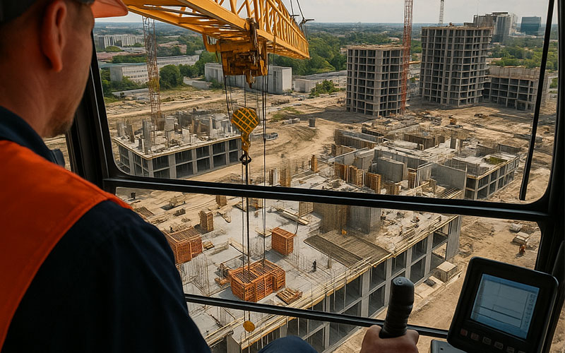 Salaire BTP : focus sur le métier de grutier - Batiweb