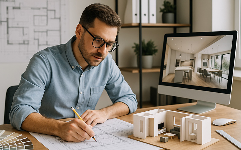 Salaire BTP : focus sur le métier d'architecte d'intérieur - Batiweb
