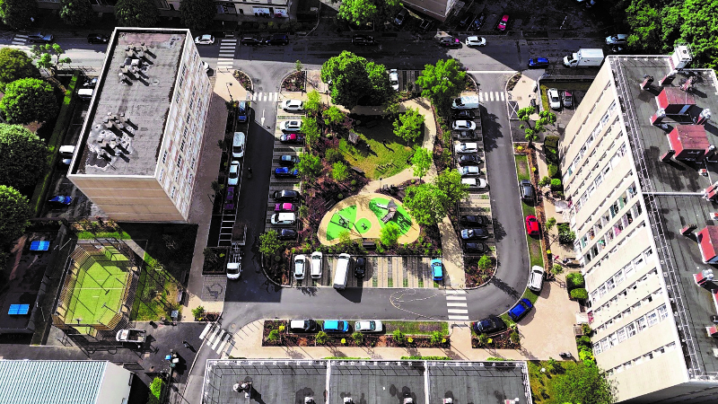 Chez Vinci Construction, des chantiers pour créer des îlots de fraîcheur - Batiweb