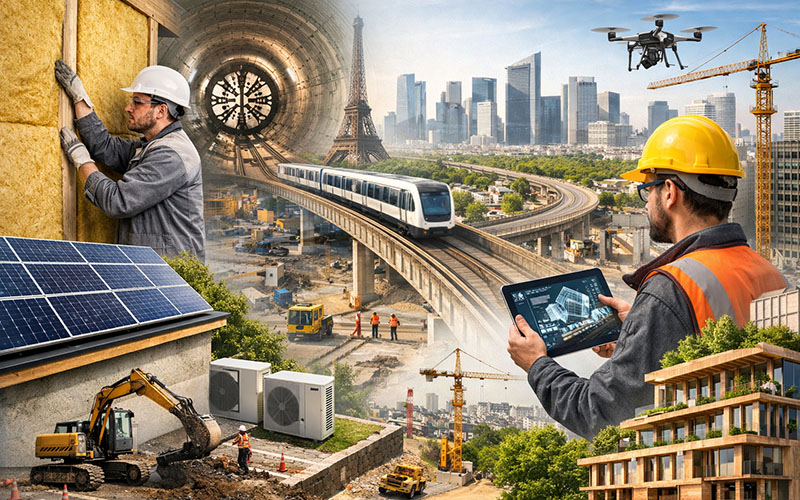 Le marché du BTP en Île-de-France : tendances et opportunités à saisir - Batiweb
