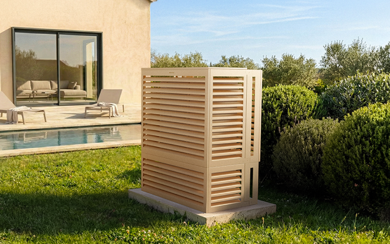 Trois nouveautés pour les cache climatisation et pompes à chaleur de Décoclim - Batiweb