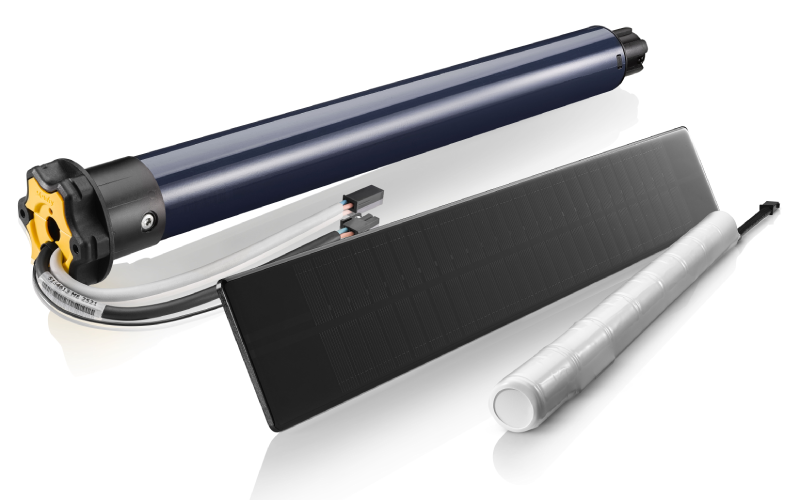 Somfy lance une nouvelle batterie pour ses volets roulants RS100 Solar io - Batiweb