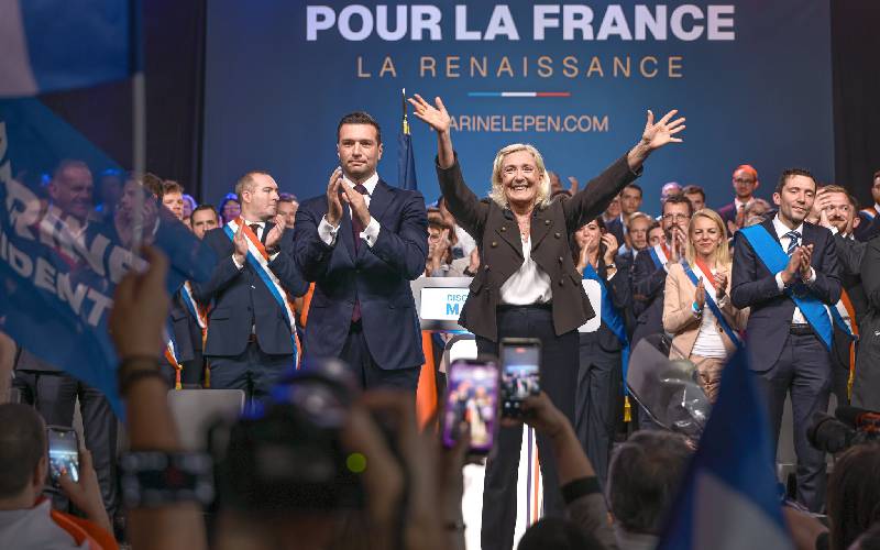 Maine Le Pen à Hénin-Baumont (Pas-de-Calais), le 13 septembre 2026. © Compte X de Marine Le Pen - Batiweb
