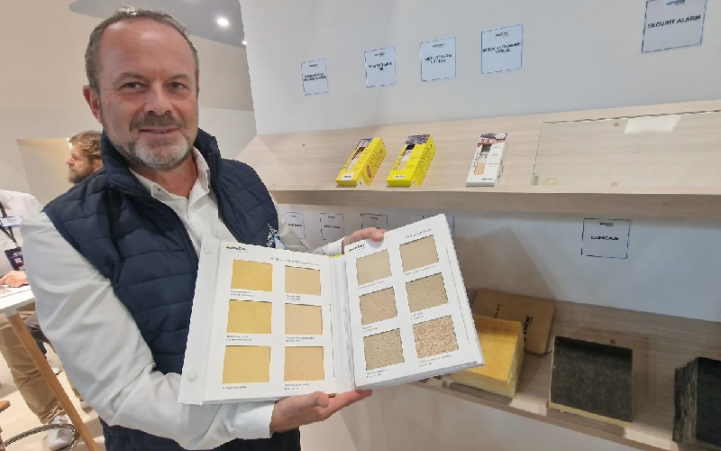 Bruno Mamias, directeur national Prescription de Weber France, au salon Batimat du Paris Builders Show ©Virginie Kroun - Batiweb