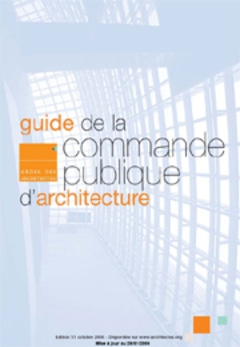 L’Ordre des architectes met à jour son guide de la commande publique - Batiweb