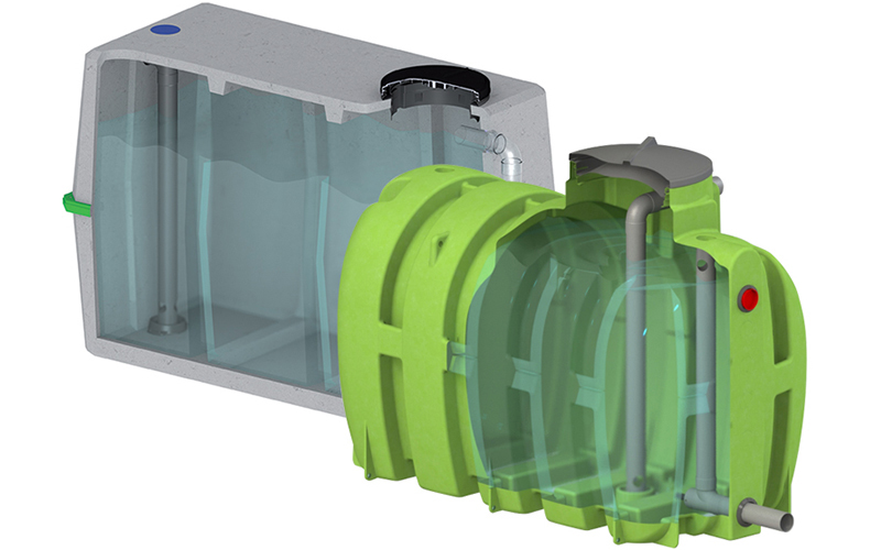 Pack’eau Rétention : cuves tout équipées de 3 à 36 m3 en béton ou polyéthylène. - Batiweb