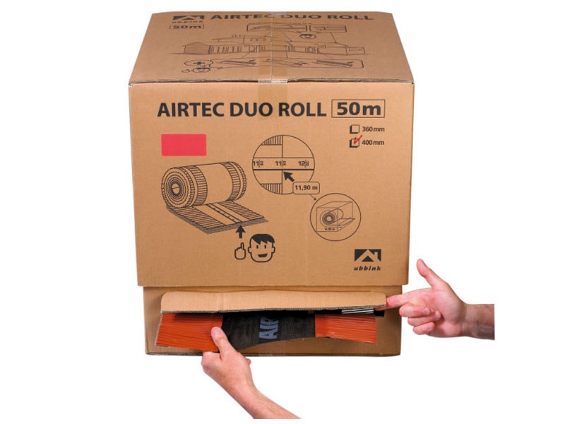 Carton dérouleur closoir AIRTEC ROLL - Batiweb