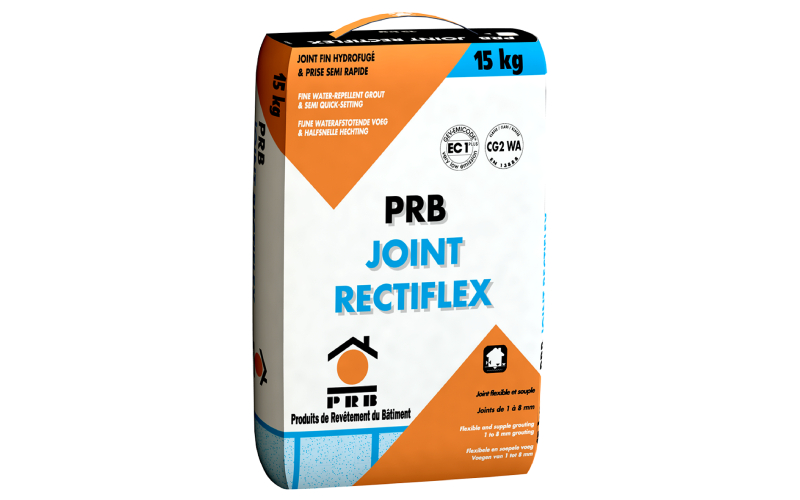 PRB Joint Rectiflex, joint fin hydrofugé & prise semi rapide - Batiweb