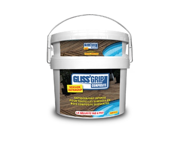 GLISS’GRIPComposite® - Traitement antidérapant pour surfaces en bois composite/acrylique/sols souple - Batiweb