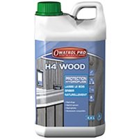 H4 wood, protection nouvelle génération laissant le bois griser naturellement - Batiweb