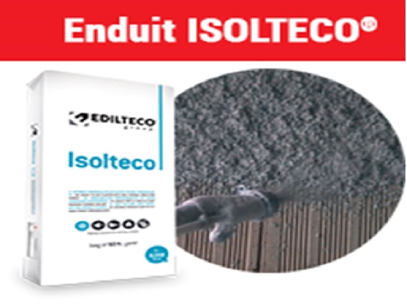 Enduit Léger ITE à projeter prêt à l'emploi ISOLTECO® - Batiweb
