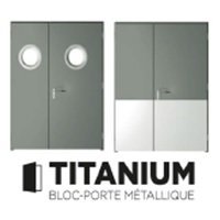 TITANIUM, bloc-porte métallique - Batiweb